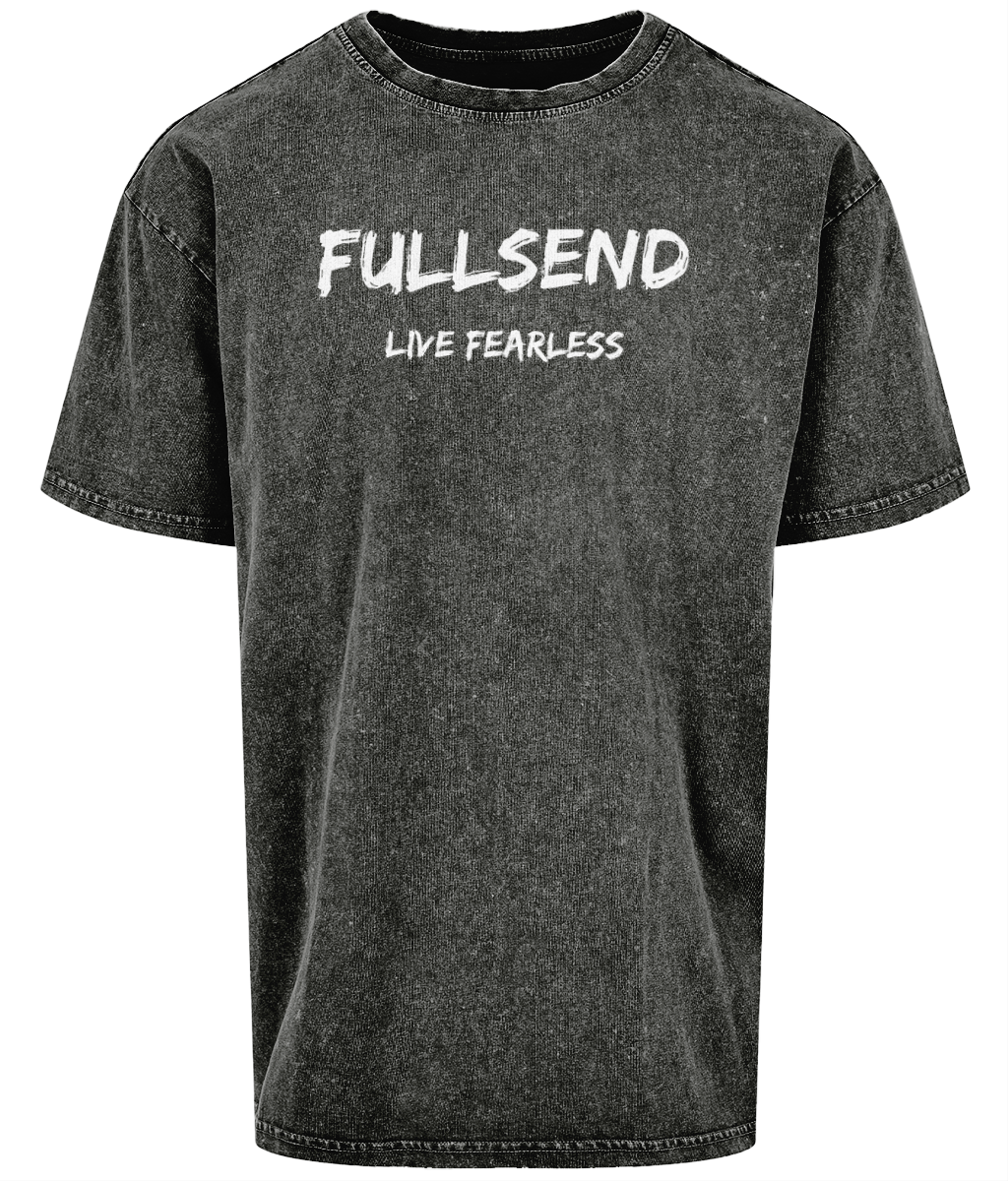 FULLSEND Acid Washed Oversized Tee (Dark)