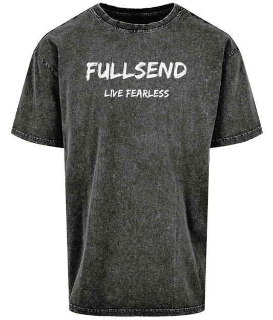 FULLSEND Acid Washed Oversized Tee (Dark)