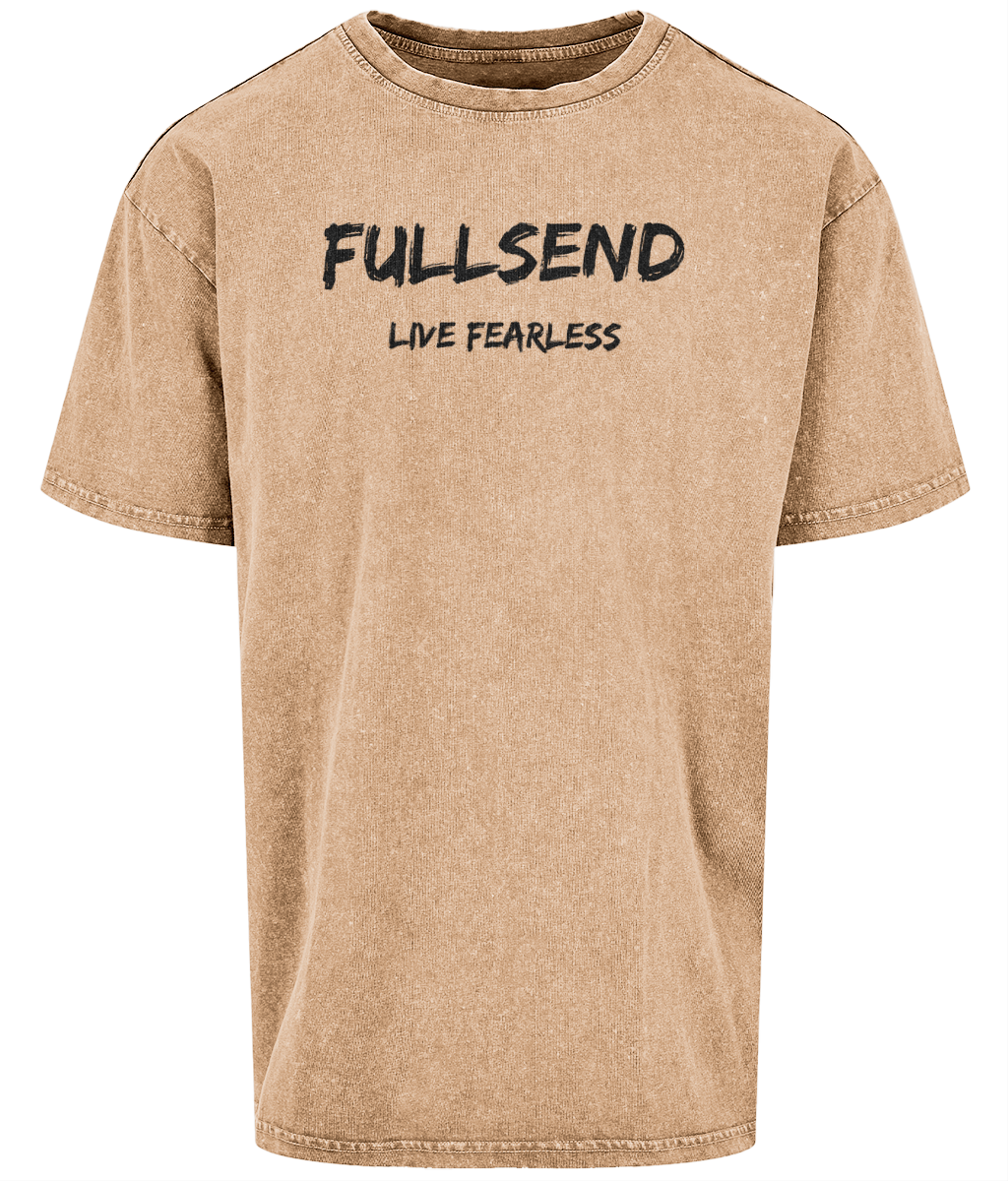 FULLSEND Acid Wash Oversized Tee (Light)