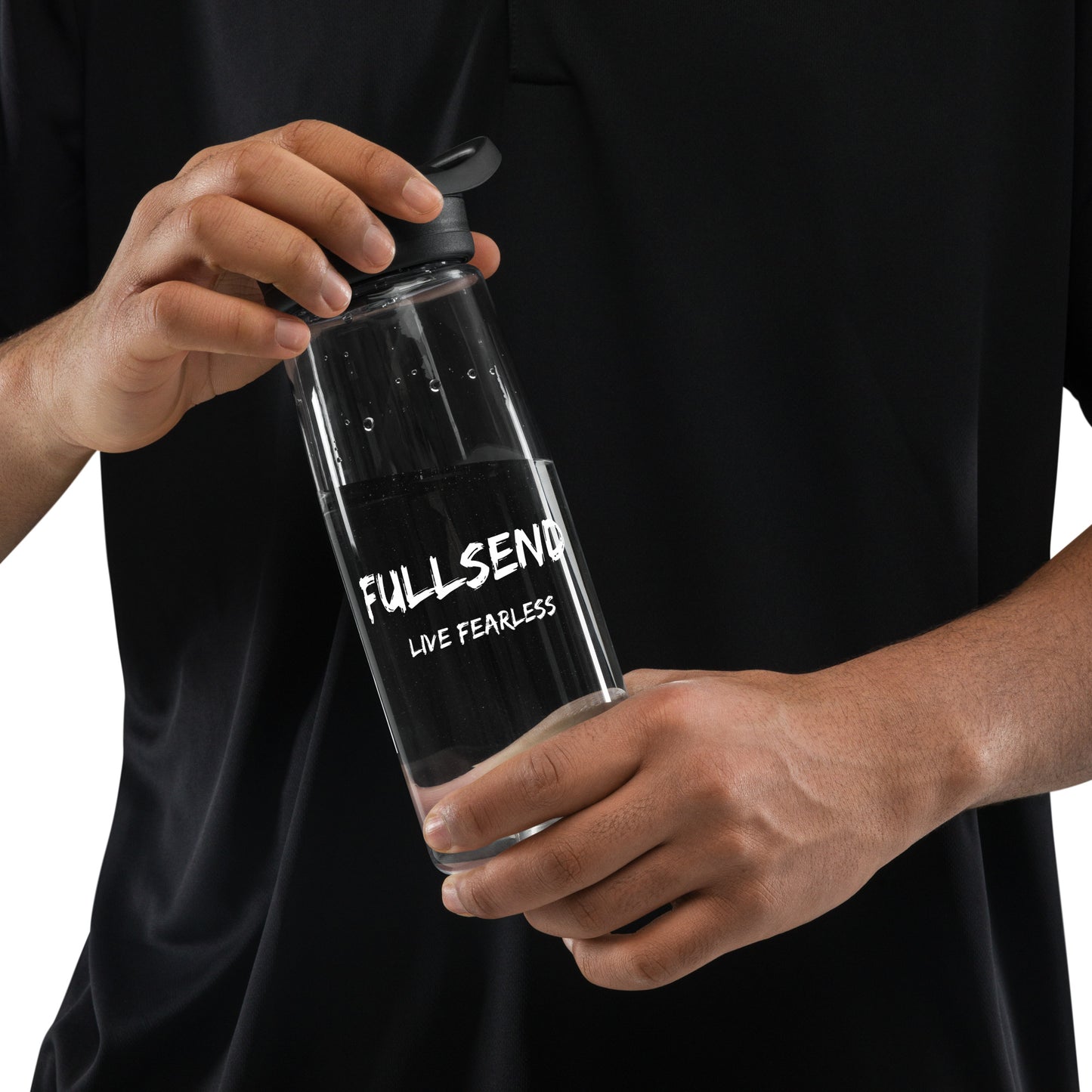 FULLSEND Live Fearless Sports water bottle